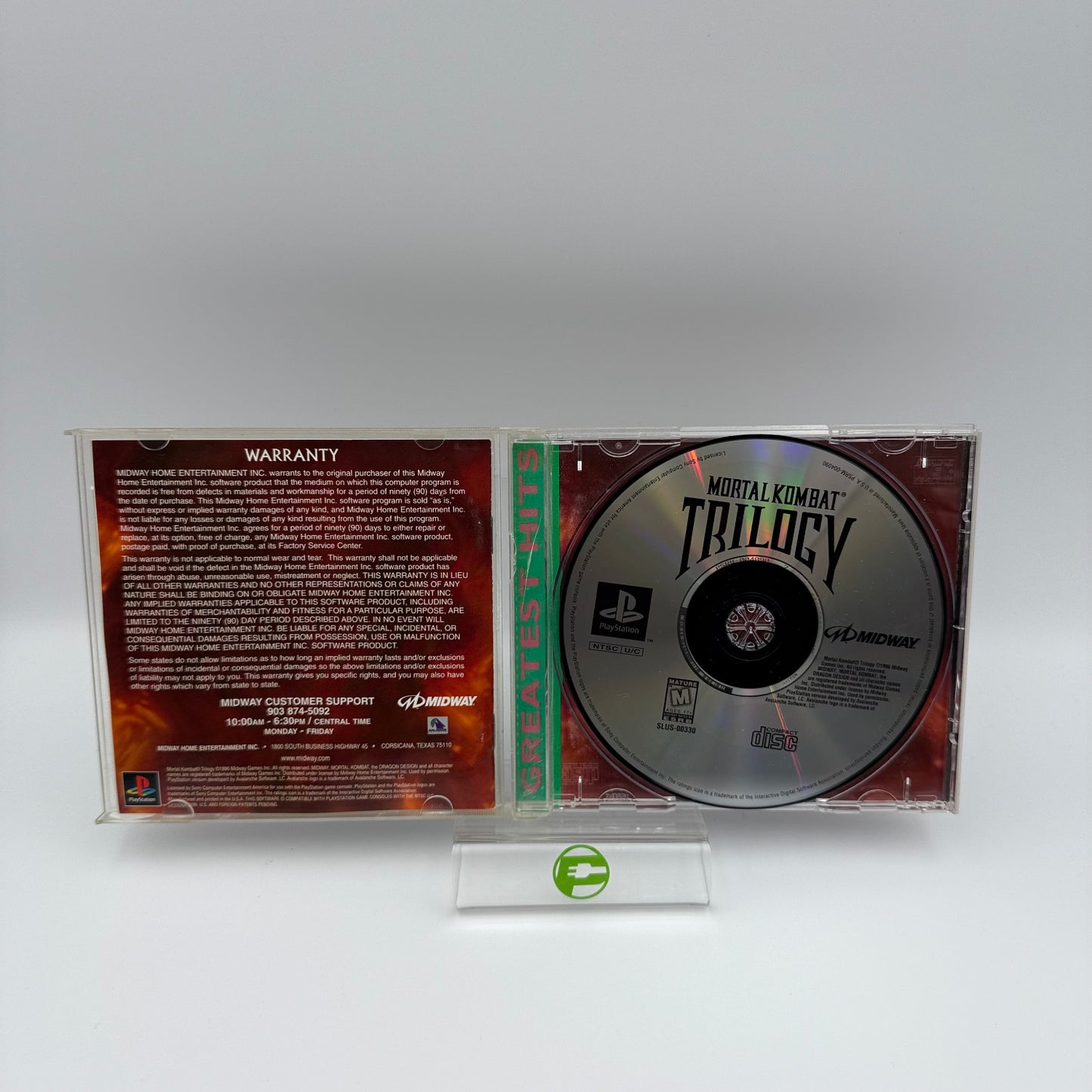 Mortal Kombat Trilogy (Sony PlayStation 1 PS1, 1995)