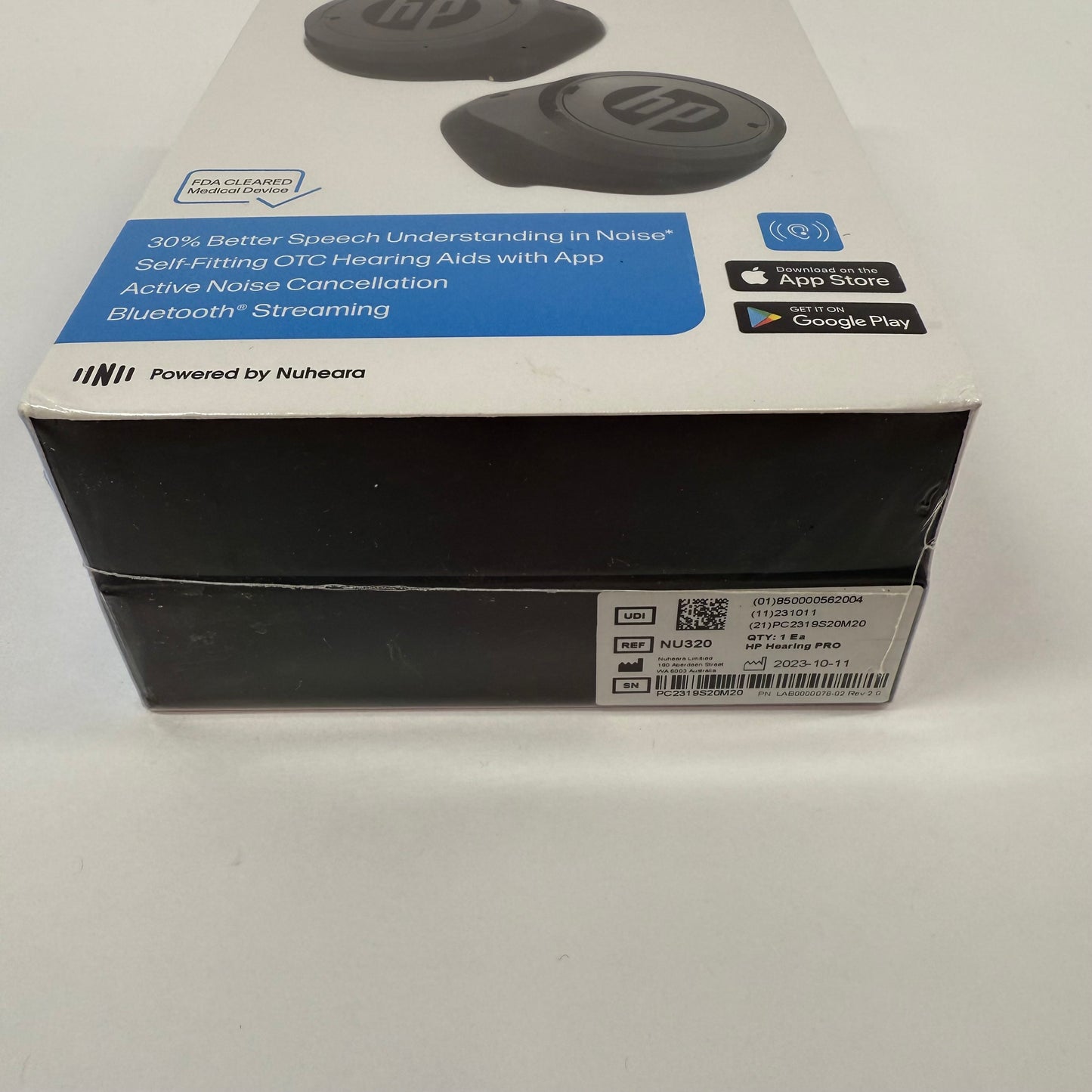 New hp Hearing Pro OTC Black