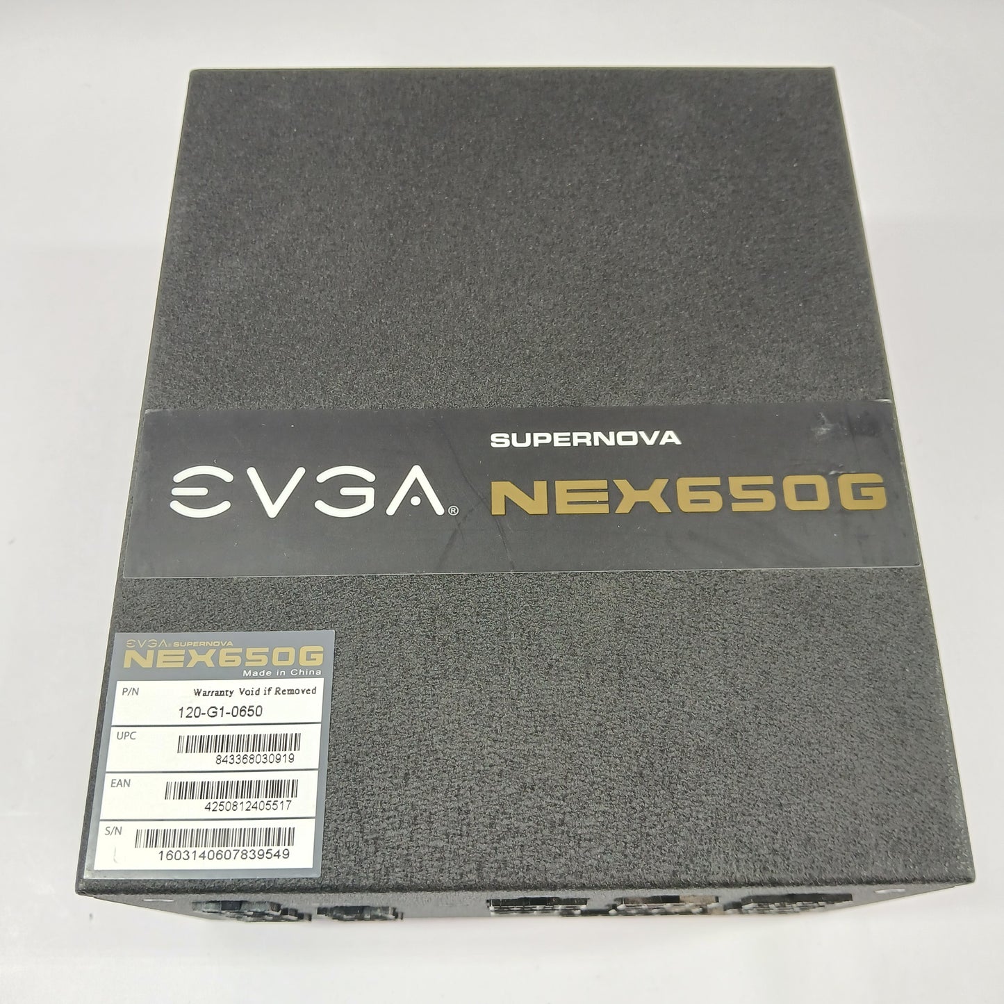 EVGA SuperNova NEX650G 80 Plus Gold 650W Fully Modular Switching Power Supply