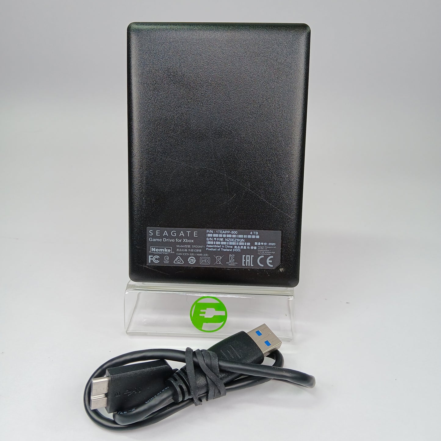 Seagate External Gaming Drive 4TB Micro USB-B to USB-A SSD 1TEAPP-500