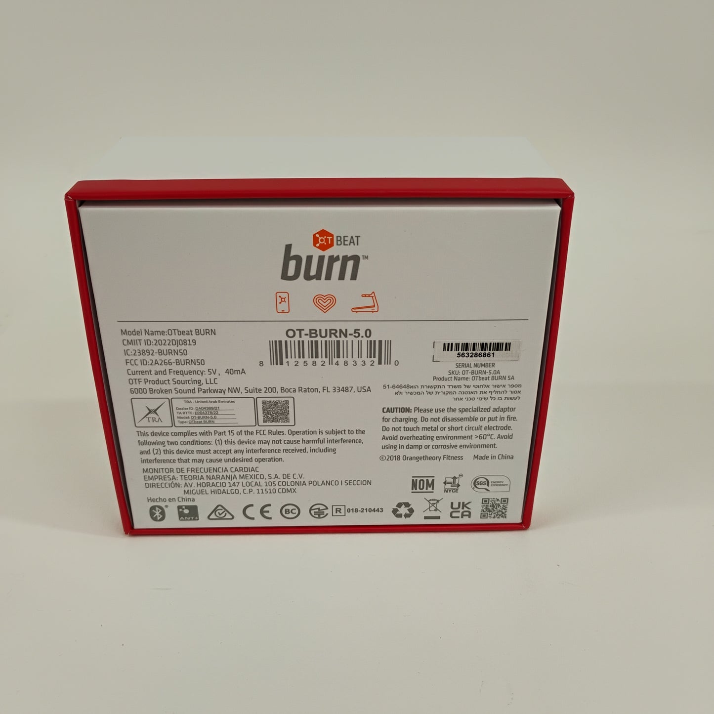 Orange Theory OT-Burn-5 Armband Heart Rate Monitor