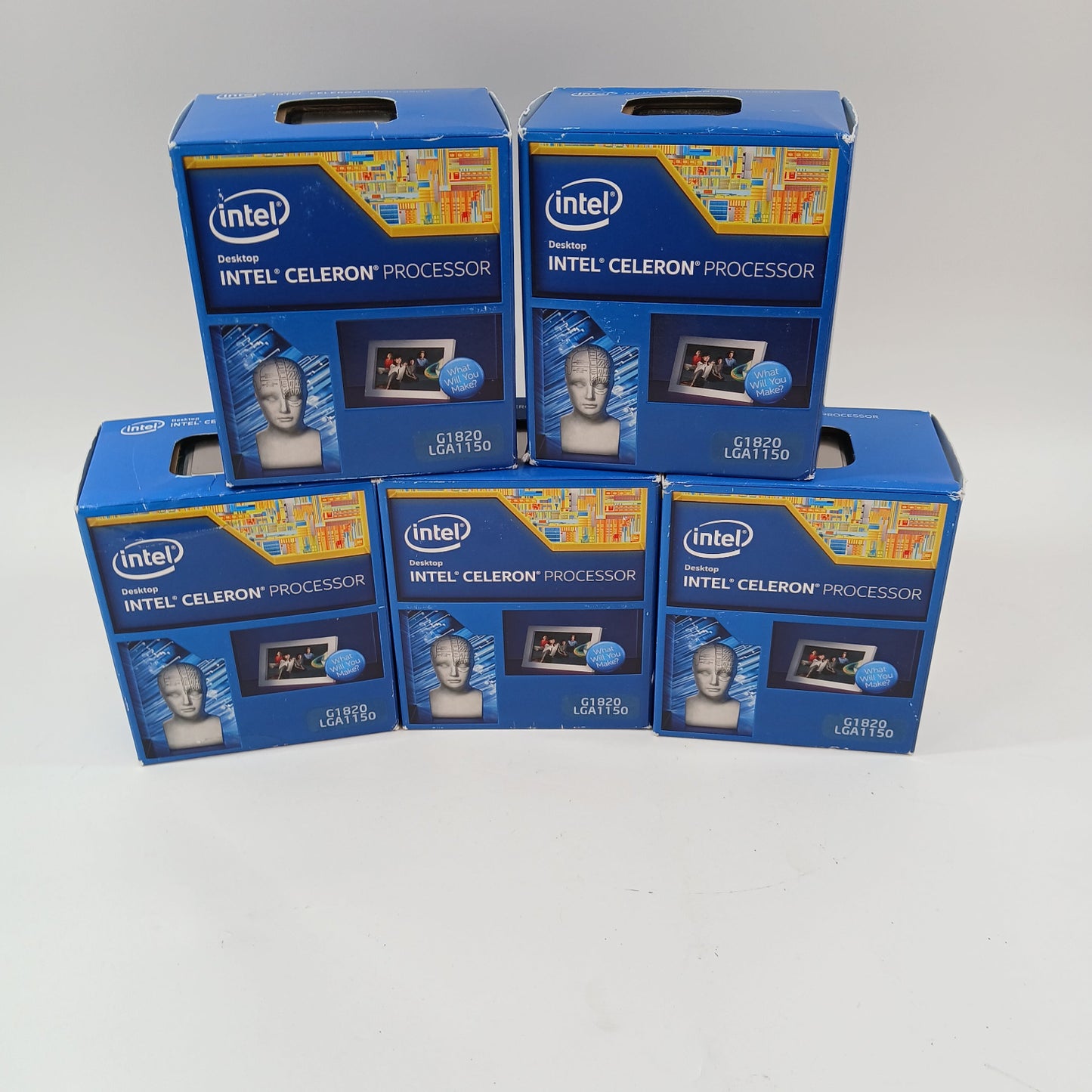 New Intel Celeron G1820 BX80646G1820 CPU, LOT OF 5