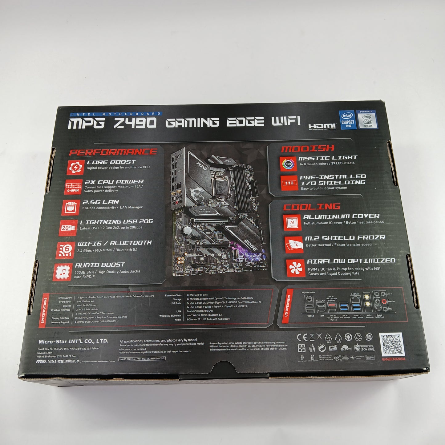 MSi MPG Z490 Gaming Edge LGA1200