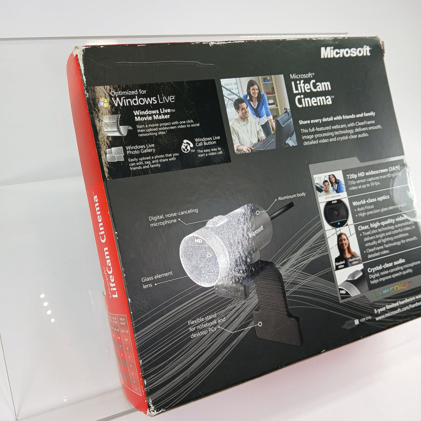 New Microsoft LifeCam Cinema Black 1393 For PC