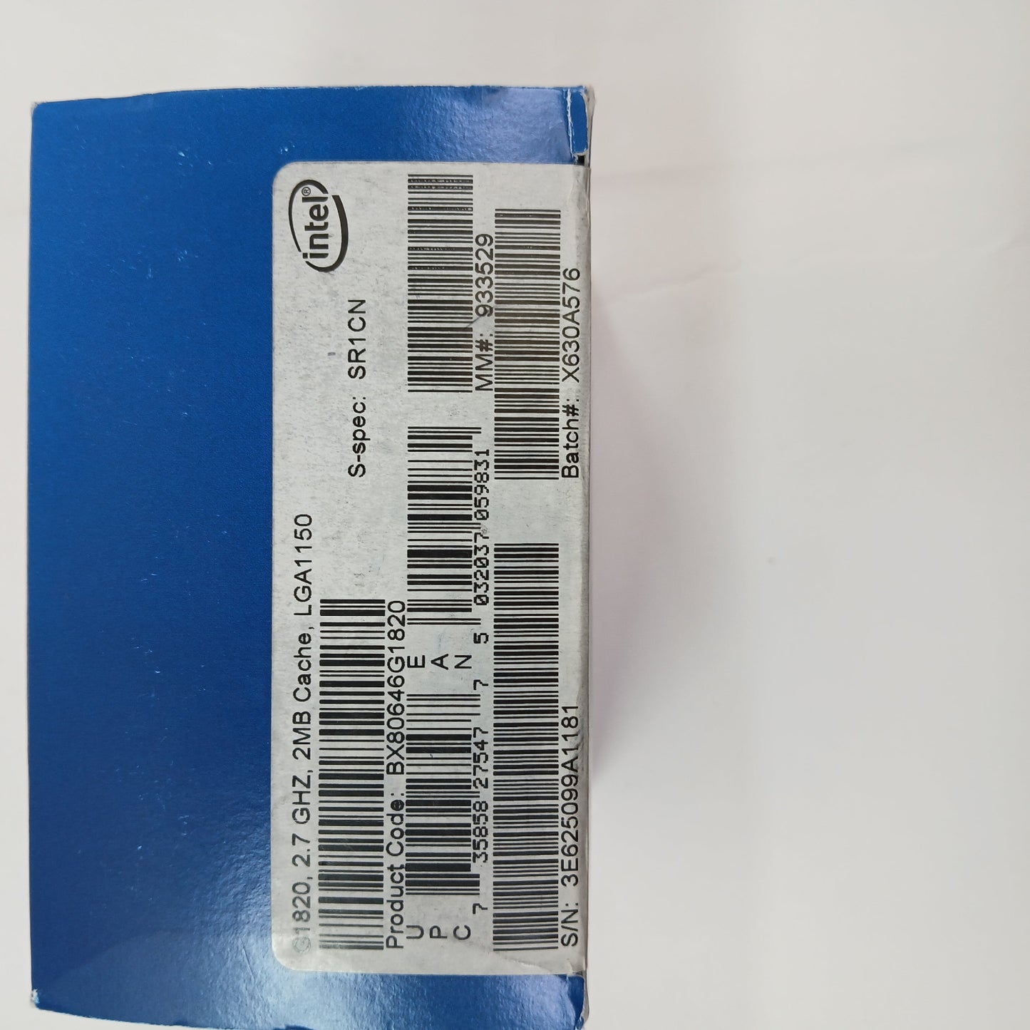 New Intel Celeron G1820 BX80646G1820 CPU, LOT OF 5