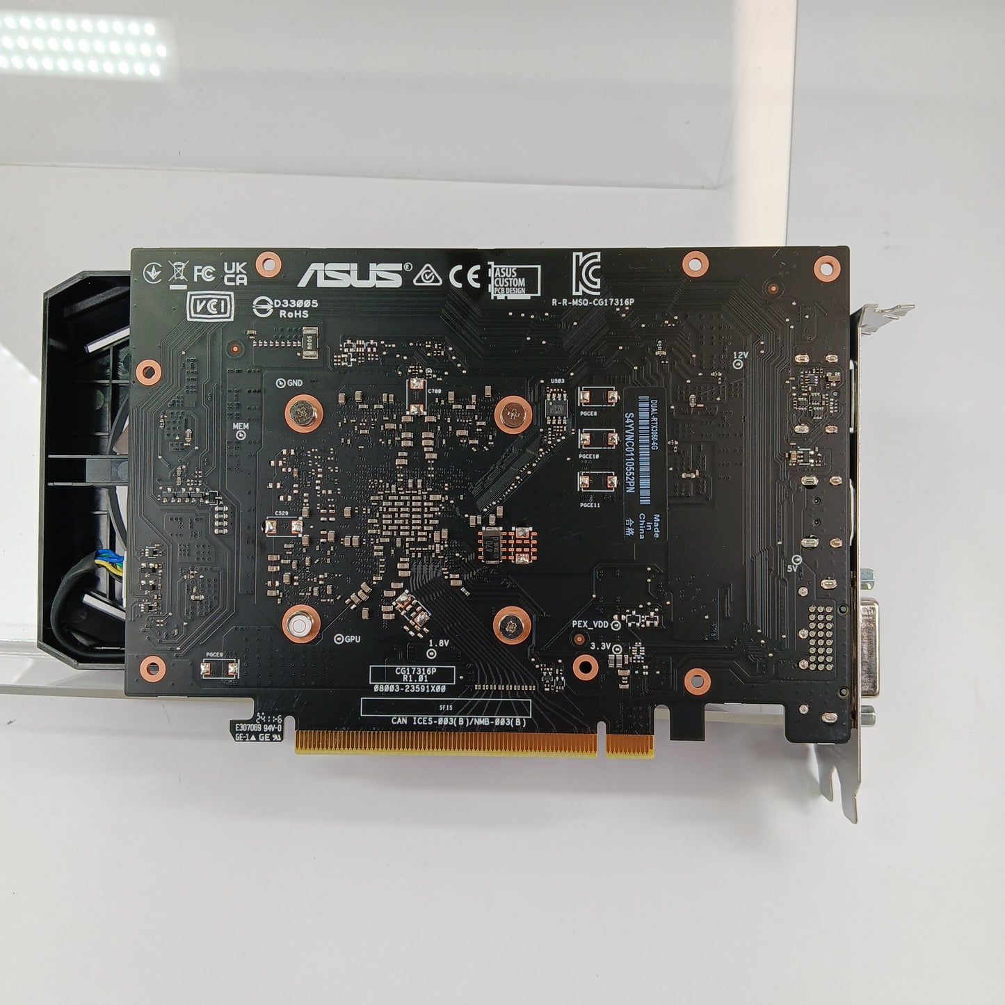 ASUS GeForce RTX 3050 6GB GDDR6 Graphics Card DUAL-RTX3050-6G-DIS