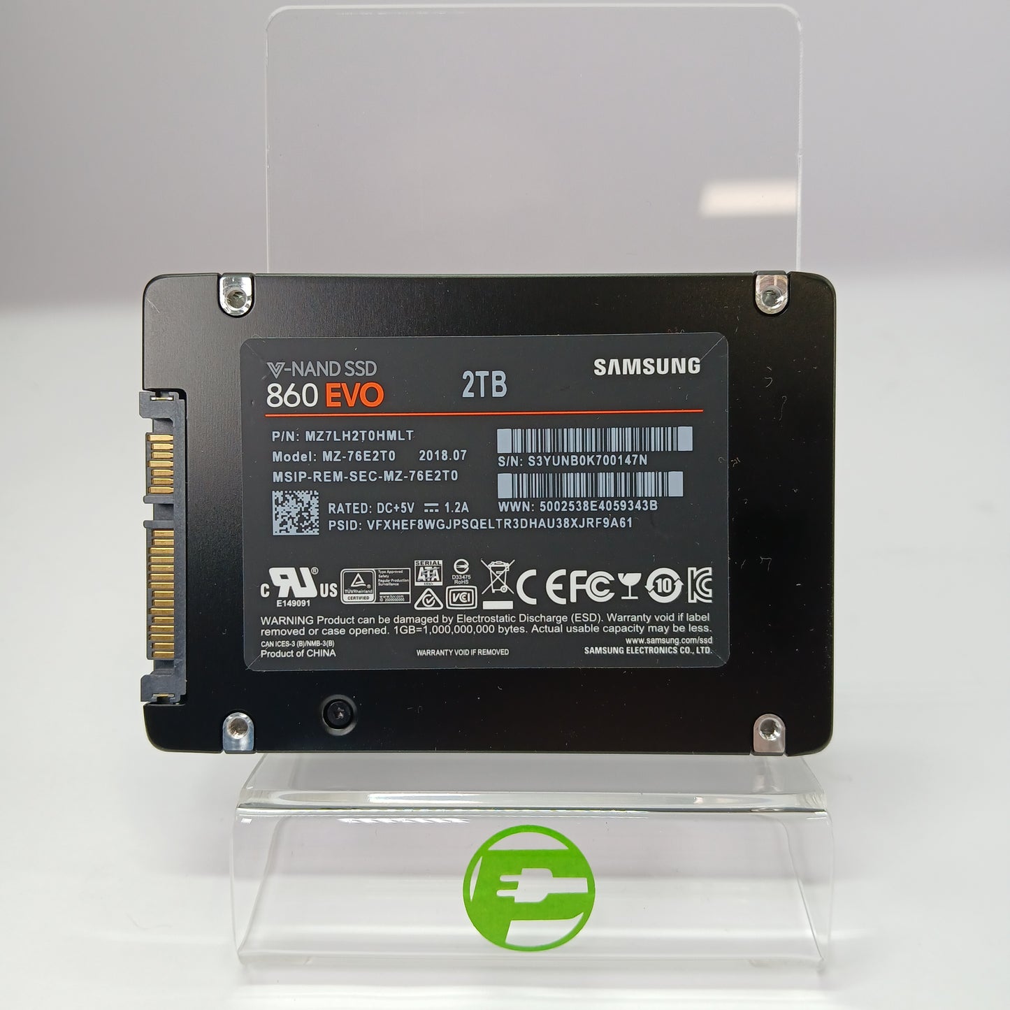 Samsung 2.5" 860 2TB SATA III 6Gbps SSD MZ7LH2T0HMLT
