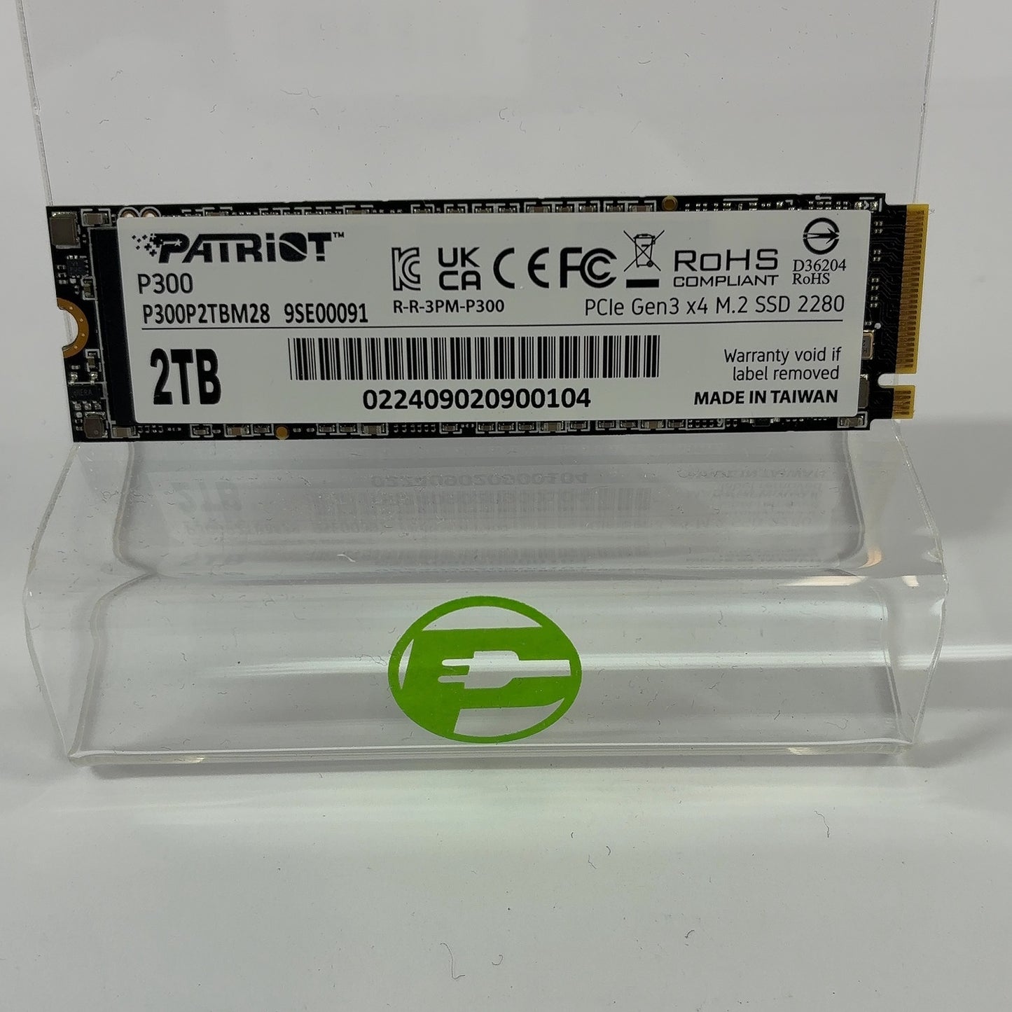 Patriot 2280mm P300 2TB M.2 NVMe Gen 3.0 x 4 SSD P300P2TBM28