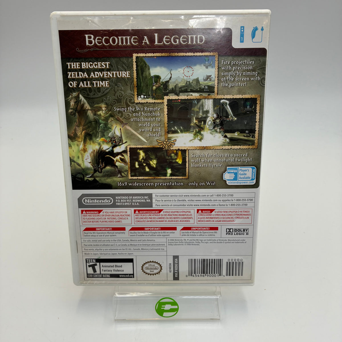 Zelda Twilight Princess (Nintendo Wii, 2006)