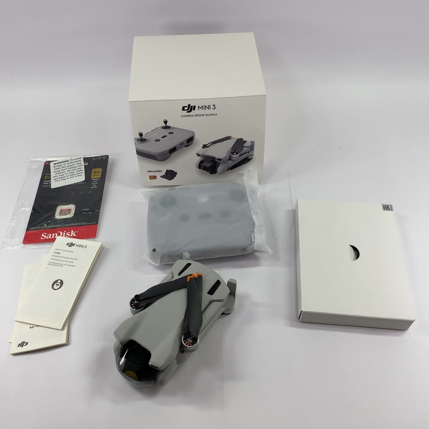 New DJI Mini 3 4K Camera Drone MT3PD Open Box