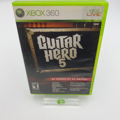 Guitar Hero 5 (Microsoft Xbox 360, 2009)