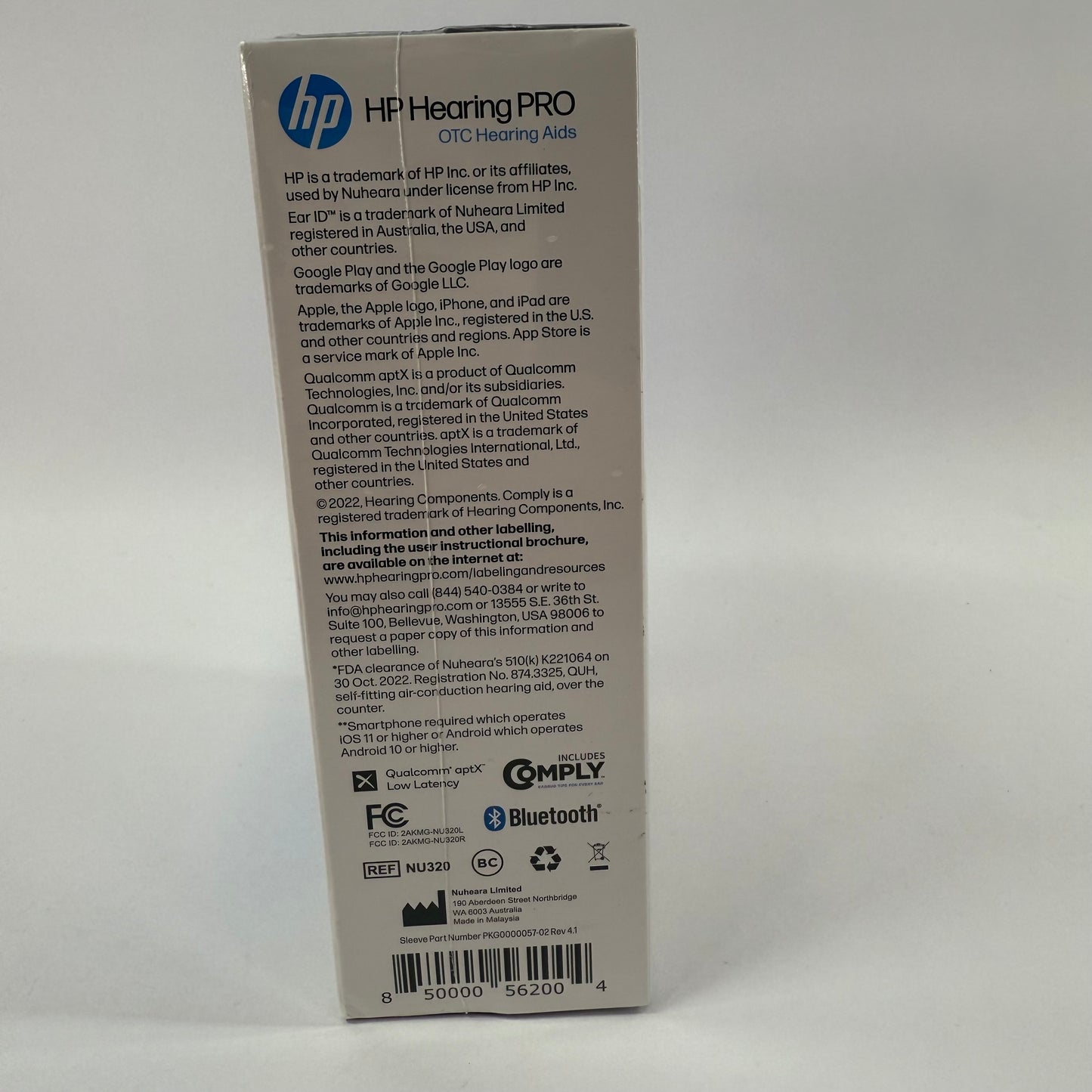New hp Hearing Pro OTC Black
