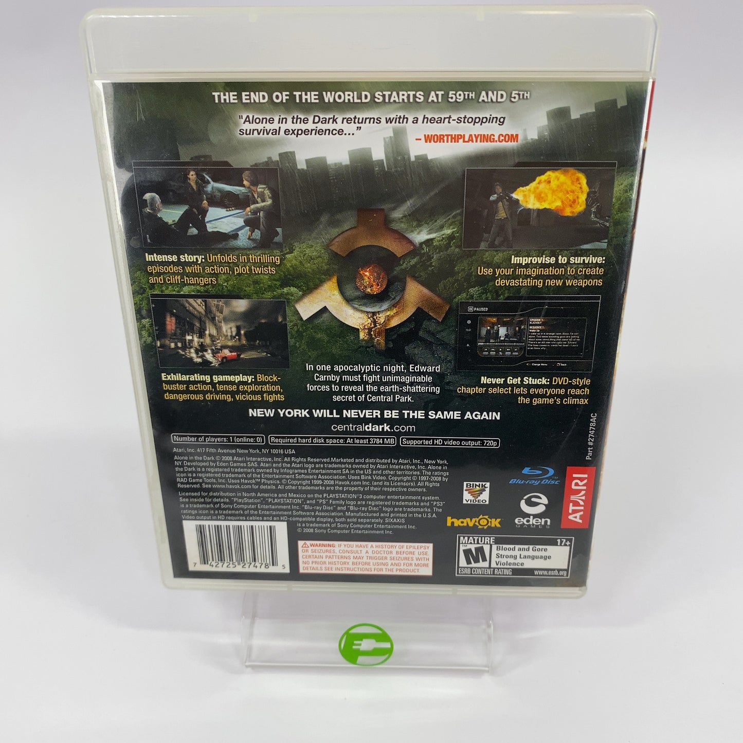 Alone in the Dark Inferno (Sony PlayStation 3 PS3, 2008)