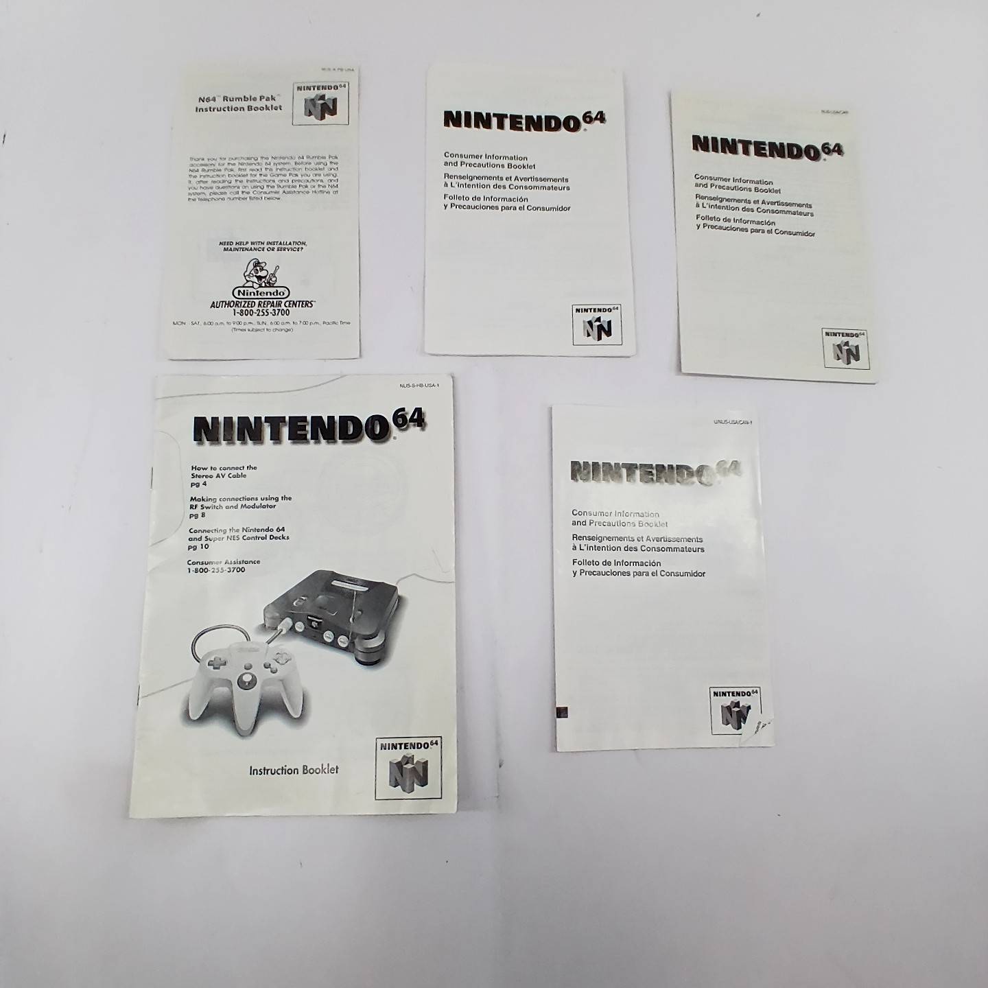 Nintendo 64 N64 Video Game Console NUS-001 Gray