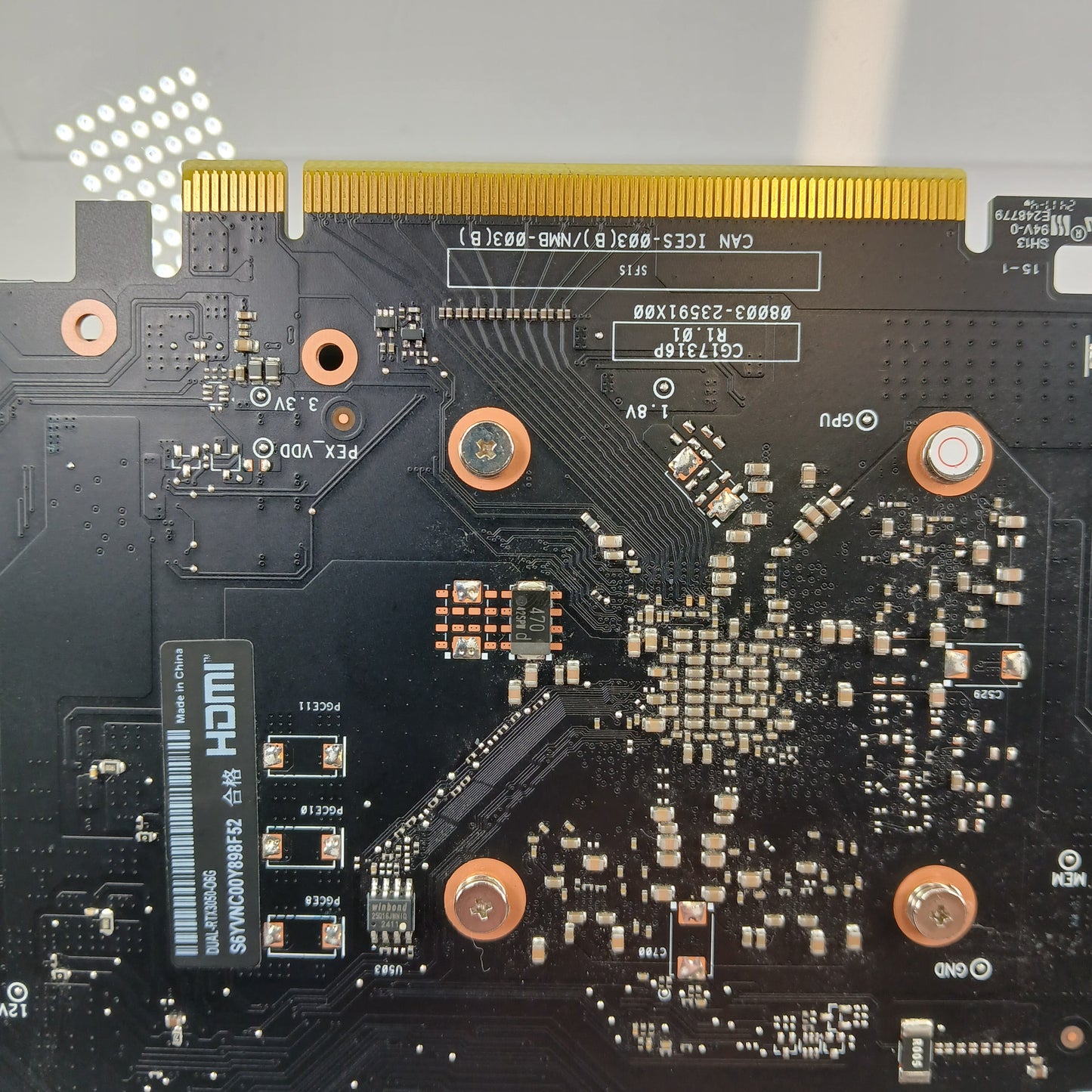 Asus GeForce RTX 3050 6GB GDDR6 Graphics Card DUAL-RTX3050-O6G