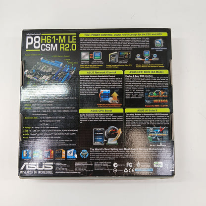 New ASUS P8H61-M LGA 1155 microATX Motherboard