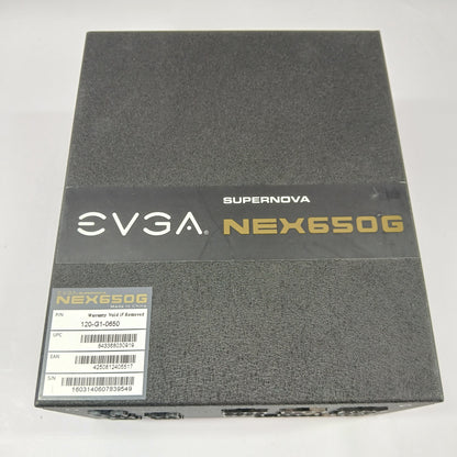 EVGA SuperNova NEX650G 80 Plus Gold 650W Fully Modular Switching Power Supply