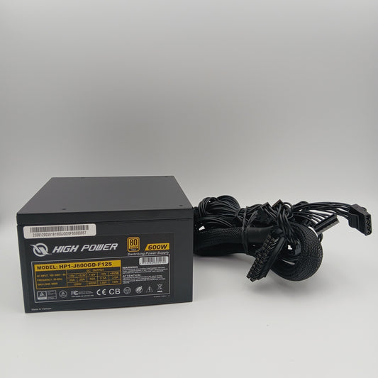 High Power 600W HP1-J600GD-F12S 80 Plus Gold Non Modular Switching Power Supply