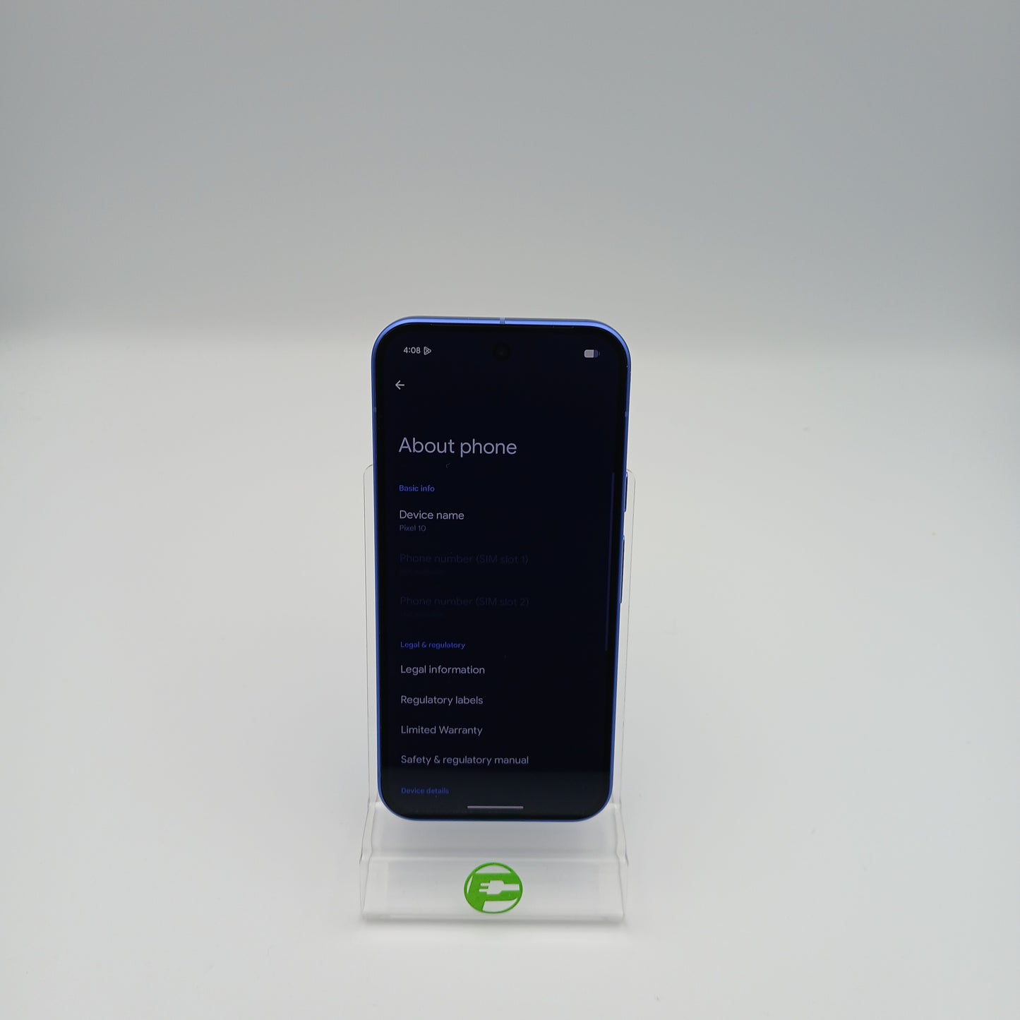 Unlocked Google Pixel 10 128GB Indigo GLBW0