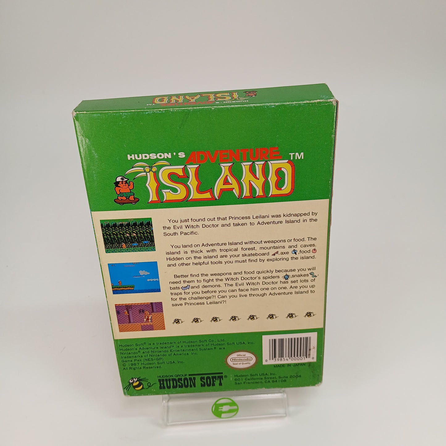 Adventure Island (Nintendo NES, 1988) CIB