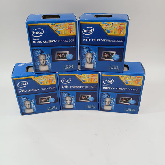 New Intel Celeron G1820 BX80646G1820 CPU, LOT OF 5
