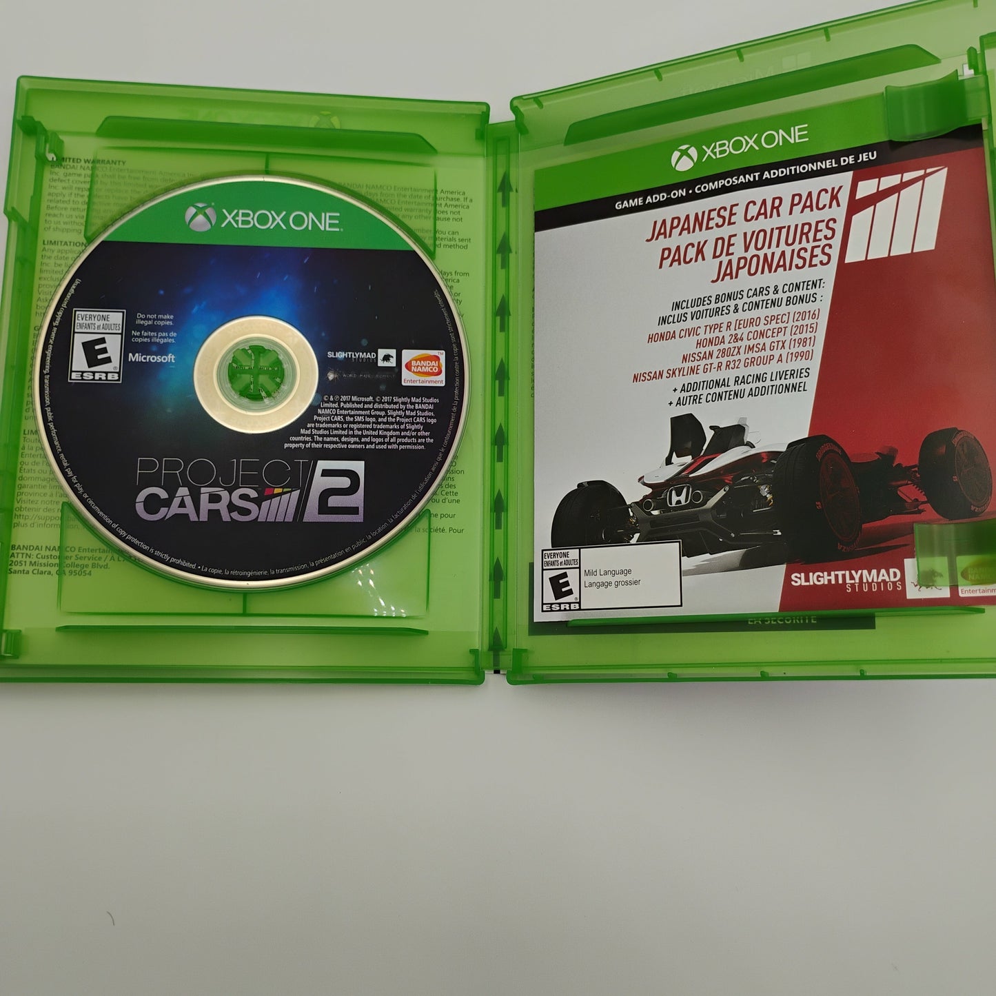 Project Cars 2 (Microsoft Xbox One, 2017)