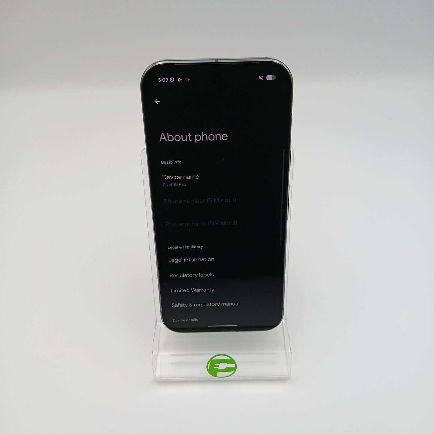 Unlocked Google Pixel 10 Pro 512GB Charcoal G4QUR