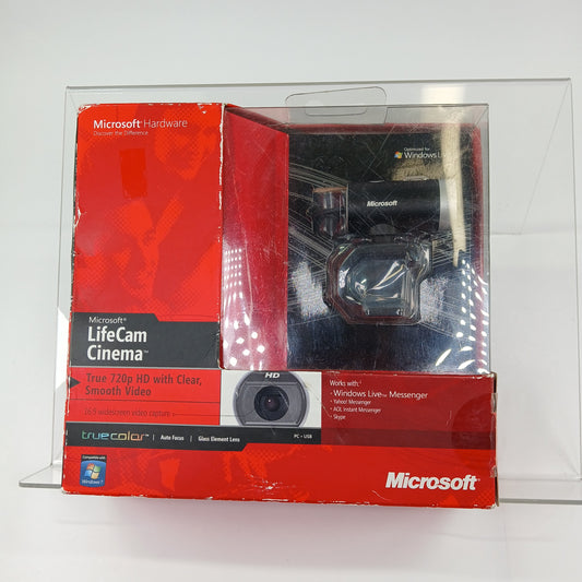 New Microsoft LifeCam Cinema Black 1393 For PC