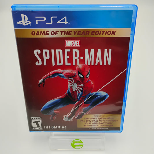 Marvel Spiderman [Game of the Year] (Sony PlayStation 4 PS4, 2019)
