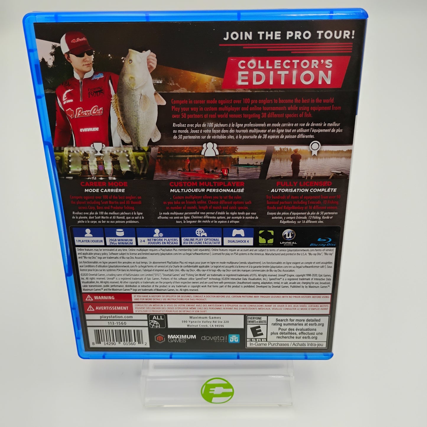 Fishing Sim World: Pro Tour [Collector's Edition] (Sony PlayStation 4 PS4, 2020)