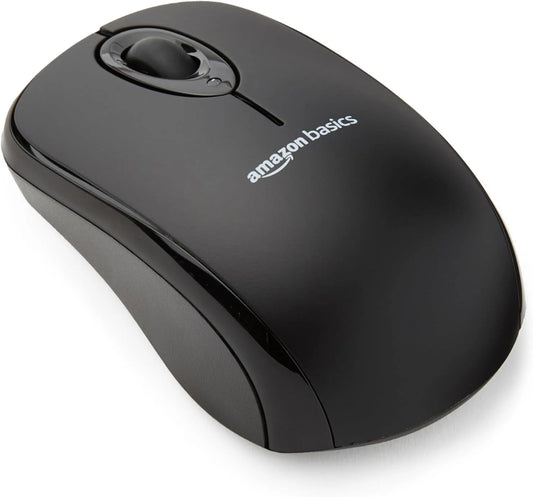 New Amazon Basics Wireless Mouse Nano Receiver Black 30 Pack